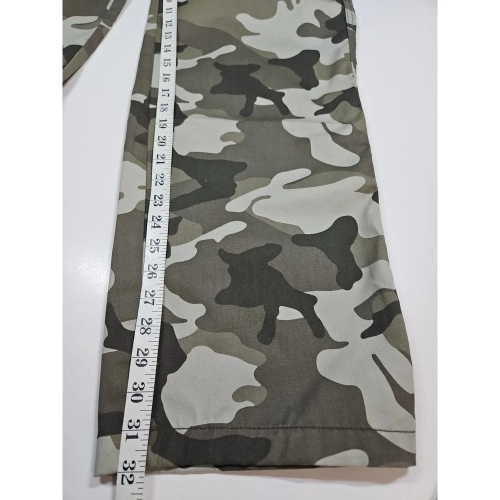 True Religion Womens Camo‎ Cargo Straight Leg Pants Size 29 NWT